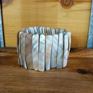 Stone beaded bracelet